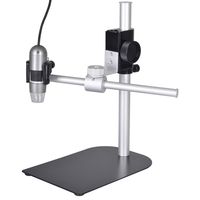 Dino-Lite AM411T-MS36B 1.3MP 10x-50x, 220x Handheld Digital Microscope + Boom Stand