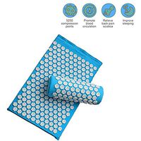 DNDN Base Yoga Acupressure Mat, Lotus Acupuncture Massage Mat, Acupressure Mat & Pillow Set, Meditation Cushion, Massage Therapy Yoga Pad for Back Foot Treatment