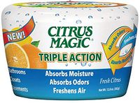 Citrus Magic 618372873 Triple Action Moisture & Odor Absorber, Citrus, 12.8 oz (Pack of 6)