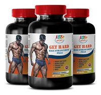 Enhancement Formula - GET Hard Pills - tongkat Herbs Strength Real - 3 Bottle (180 Capsules)