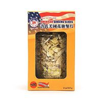 HSU’s Ginseng SKU 126MM | Small Mixed Slices | Cultivated Wisconsin American Ginseng Direct from Hsu's Ginseng Gardens | 许氏花旗参 | 4oz jar, 西洋参, B071438CBH