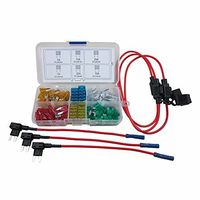 DIGITEN Auto Mini Blade Type ATM Fuse Assorted + Inline 16 AWG Gauge Holder+ Add-a-circuit TAP Adapter