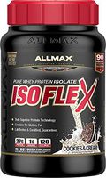 ALLMAX Nutrition ISOFLEX - 100% Ultra-Pure Whey Protein Isolate - Cookies & Cream - 2 Pound