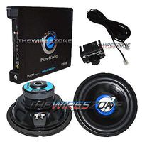 Planet Audio (1 1200 Watt 2-Channel Car Amplifier (2) 1500W 12" Car Subwoofer