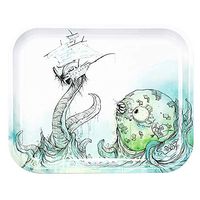 OCB Metal Rolling Tray - Sea Monster - Limited Series - (Large)