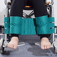 Jeamive Wheelchair Footrest Leg Restraint Strap Wheelchair Seat Belt Medical Safety Transport Foot Support Belt for Elderly & Seniors, Handicap Accessory