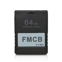 RGEEK FreeMcBoot FMCB 1.953 PS2 Memory Card 64MB for Sony Playstation 2 PS2,Just Plug and Play, Help You to Start Games on Your Hard Disk or USB Disk