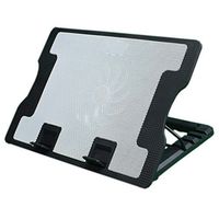 STORITE Technotech Super Silent Premium Quality 638 B High Cooling Pad with 1 Big Fan at 1200RPM,2 USB Ports,Fan Control Button & 1 USB Cable for All Notebooks/Upto 17" Laptops/All Tablet (White)