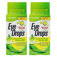 PURE-AID Seasonal Itchy & Red Eye Relief Eye Drop - 0.5 oz (2 Pack)