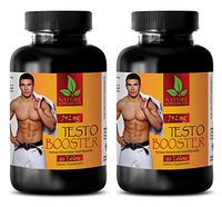 Male Testosterone Supplements - Testosterone Booster 742Mg - Testosterone Booster for Lean Muscle - 2 Bottles 120 Tablets