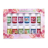 Clearance！Jinjin 12 Flavor 3ML/Box Natural Essentials Oil Special for Diffuser Humidifier,Our Most Popular Scents and Best Essential Oil Blends (Multicolor) (Multicolor)