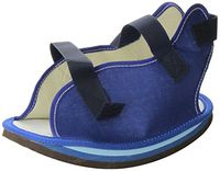 DMI Canvas Rocker Bottom Cast Shoe Post-Op Shoe, Medium, Blue