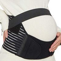 NEOtech Care Maternity Belt - Pregnancy Support - Waist/Back/Abdomen Band, Belly Brace (Black, Size XXL)