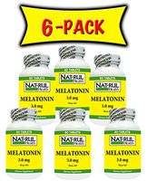 NAT-RUL Melatonin 3mg - 60 Tablets (6 Pack)
