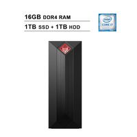 HP 2019 Omen 875 Obelisk Gaming Desktop (9th Gen Intel 8-Core i7 9700k up to 4.90 GHz, 16GB DDR4 RAM, 1TB SSD + 1TB HDD, NVIDIA GeForce GTX 1660 Ti, Bluetooth, WiFi, Windows 10)
