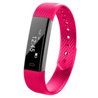 hiriyt ID115 Fitness Tracker Bluetooth Notification Push Pedometer Smart Wristband
