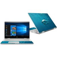 MightySkins Skin Compatible with HP Envy x360 Convertible 15" (2018) - Shark | Protective, Durable, and Unique Vinyl Decal wrap Cover | Easy to Apply, Remove, and Change Styles | Made in The USA