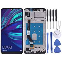 JUNXI Phone case Phone Cover LCD Screen and Digitizer Full Assembly with Frame for Huawei Y7 (2019)(Black) (Color : Black)