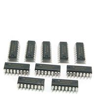 Major Brands 74HC595 ICS and Semiconductors, 8-Bit Shift Register with Output Latches and Eight 3-State Outputs, DIP 16, Cascadable (Pack of 10)