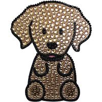 Sticker Bling Bling Gemz Crystal Rhinestone Foufou Dog Golden Retriever Perfect for Water Bottles hydroflasks Phone, Gear, Back to School or as a Birthday Gift