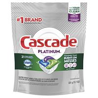 Cascade Platinum ActionPacs Dishwasher Detergent Fresh Scent, 21 ct