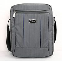 Bipra 10.2 Netbook Messenger Bag Compact Suitable for 10.2 Inch Devices Netbook Laptop Computers, Tablets, iPad, iPad Mini (Grey)