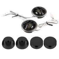 Aramox Car Audio Speaker, 150W Mini Super Power Loud Audio Speaker Tweeter Loudspeaker Horn Black