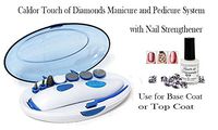 Caldor® Manicure and Pedicure Salon Quality Set Nails Daily Care System Includes a Nail Strengthener for Base Coat or Top Coat (2)