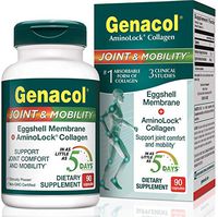 GENACOL Joint & Mobility Eggshell Membrane + Hydrolyzed Collagen Joint Supplement (90 Pills) Natural Source of Glucosamine Chondroitin, Hyaluronic Acid & Collagen Peptides for Fast Pain Relief.