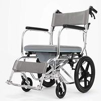 HWZLOIK Wheelchair-Portable Light Weight Wheelchair Foldable Transport Chair Airplane Comfortable Detachable for Elderly Disabled Adult People 919057cm