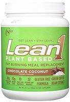 LEAN1 Nutrition 53 Meal Replacement Powder for Weight Loss, Fat Burner, Appetite Control, Plant Based Chocolate Coconut (32 Ounce)