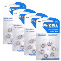 24 Pcs A13 P13 Size 13 1.4V Hearing Aid Batteries