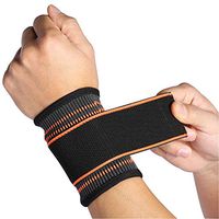 COYUE Wrist Wrap Support Brace Wrist Sleeve for Carpal Tunnel, Arthritis, RSI, TFCC Tear, Weight Bearing Strain, Tendonitis and Sprains for Men & Women (PAIR)