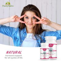 Feminine Ease Hormonal Balance Supplement for PMS, PMDD, Cramps, Menopause, Hot Flashes & Mood Swings – Gluten Free, Vegan Friendly Hormone Balancing Pills – 90 Vitamins to Balance Hormones