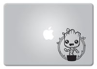 Little Groot Dancing Guardians of The Galaxy for MacBook Laptop Vinyl Decal Sticker