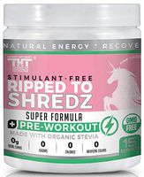 Ripped to Shredz Preworkout Drink for Hardcore Improvement & Performance.Boosts Energy,Motivation,Builds Muscle, Promotes Muscle Recovery,for Men and Women (15 Serving, Pink Unicorn)