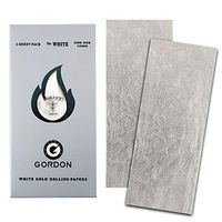 Hornet 24K White Gold Rolling Papers,King Size 2-Sheet Raw Cigarette Papers with Loader Card (110 mm)
