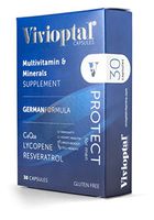 Vivioptal Protect For Men 30 Capsules Multivitamin & Multimineral Supplement CoQ10 Lycopene Resveratrol