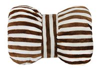 IPENNY Rechargeable Electric Hot Water Bottle Portable Hand Warmers Safe Pain Relief Hot Water Bag with Cute Soft Detachable Plush Bowknot Cover (No Water Injection)