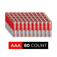 Fujitsu Universal Power AAA Alkaline Battery, 1.5 Volts, LR03, Triple A - Packs of 80 Batteries