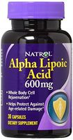 Natrol Alpha Lipoic Acid 600mg, 30 Capsules