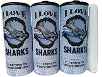 I Love Shark Gift Collection (Refillable Tissue Tube with 1 Refill Package)