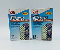 (2 Pack) Children's Antibacterial Bandages 20 All one Sizes Sterile (40 pcs)