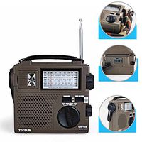 Aweek GR-88 FM/MW/SW Full Band Radio Receiver, Brown