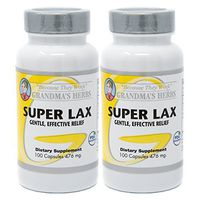 Grandma's Herbs Super LAX Most Effective Mild Herbal Laxative, Natural Ingredients (2)