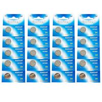 Eunicell CR1620 5009LC Lithium Blister Pack 3V 3 Volt Coin Cell Batteries (20 pcs)