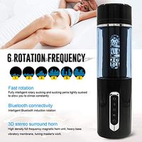 Automatical Piston Telescopic Thrustíńg Handsfree Multi Patterns Lifelike Vagina Mouth Simulation Sleeve Stroker Men Oral S(exy for Men se'x Toy USB Rechargeable six Toy Sexy Underwear for Men Tshirt