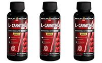 Slimming Supplements - L-CARNITINE 1100mg PRE & Post Workout Liquid - Liquid l-carnitine - 3 Bottles