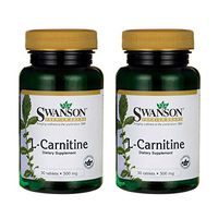 Swanson Amino Acid L-Carnitine 500 Milligrams 30 Tabs (2 Pack)