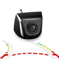 QSY Intelligent Universal Vehicle Backup Camera Car Rear View Reverse Trajectory Camera with Dynamic Guide Line Metal Shell